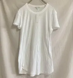 タグ付き　ジェームスパース　スラブジャージー クルーネック Ｔシャツ　ホワイトのサムネイル