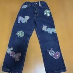MINI-K jeans デニムパンツ ワッペン装飾のサムネイル