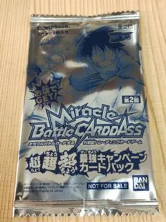 ミラクルバトルカードダス 未開封 プロモーションパック 超激闘編 3