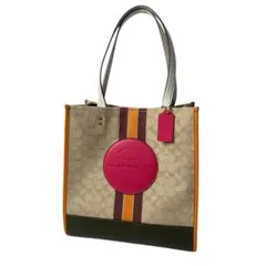 美品 コーチ COACH デンプシー トートバッグ シグネチャー 1917