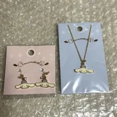 シナモロール ネックレス イヤリング セット