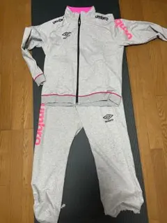 umbro ジャージ上下セット グレー/ピンク　サイズM