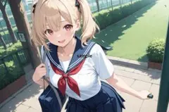 m1023 AIイラスト　かわいい　A4ポスター