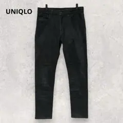 UNIQLO ユニクロ スキニーパンツ M ブラック 美脚 ストレッチ シンプル