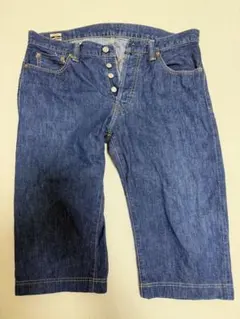 【最終値下げ】桃太郎ジーンズ デニムショートパンツ 岡山製　W34のサムネイル