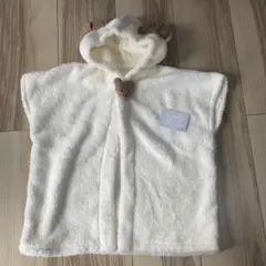 新品　妖精の森　ベビー　バスポンチョ　50-80 磯企画　クマさん　日本製