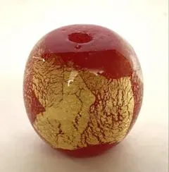 和風とんぼ玉　大玉　赤
