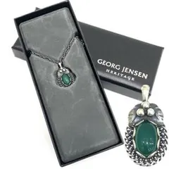 Georg Jensen 1992/2012年復刻イヤーペンダント ネックレス - メルカリ