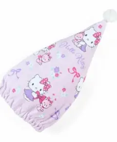 【未使用品♬最終値下げ！】サンリオ/ハローキティ ヘアドライタオルキャップ♡