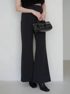 smyeon レイヤードフレアパンツ グレー M - メルカリ