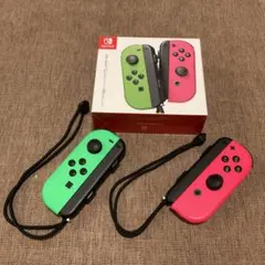 任天堂 ジョイコン (グリーン/ピンク)LR純正セット
