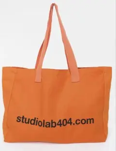 studiolab トートバッグ　オレンジ