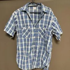 WAREHOUSE 半袖チェックシャツ LARGEのサムネイル
