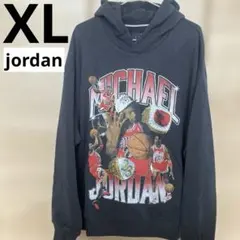ジョーダン　jordan 23 フード付パーカー　XL マイケル　黒 チャンピン