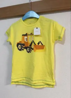 新品 ネクスト キッズ ショベルカー半袖Tシャツ 105センチ 黄色 3Y 4Yのサムネイル