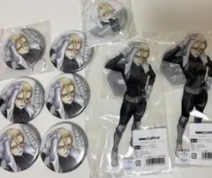 Dr.STONE グリッター缶バッジ 新宿マルイ　スタンリー・スナイダー　10点 Dr.STONE グリッター缶バッジ 新宿マルイ スタンリー・スナイダー 10点