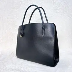 【美品】delvaux デルボー セピア ハンドバッグ 冠婚葬祭 ネイビーDロゴ 美品】delvaux デルボー セピア ハンドバッグ 冠婚葬祭 ネイビー