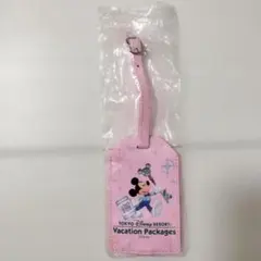 【新品未開封】 ディズニー 25周年 バケーションパッケージ ネームタグ ピンク
