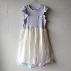 送料込み❢　ワンピース　110㎝　ラベンダー