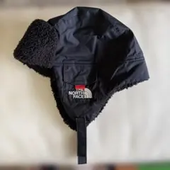 THE NORTH FACE 耳あて付きキャップ 黒KLのサムネイル