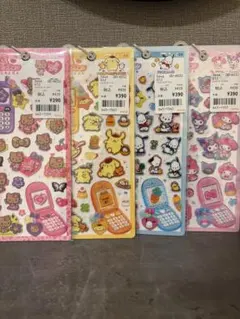 正規品　平成はっぴーフォン　サンリオ　プリン　日焼けキティ　ポチャッコ　など