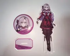 にじさんじ 壱百満天原サロメ アクリルスタンド 缶バッチ