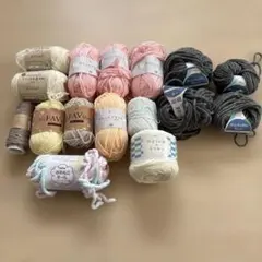 大容量の毛糸 セット