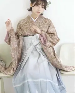 着物と袴のセット　新品未使用　Lサイズ ウタタネ　ニコアンティーク　卒業式