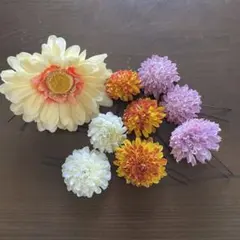 花飾り 9個セット 和装小物