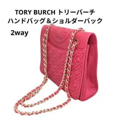 TORY BURCH トリーバーチ レザー チェーンショルダーバッグ