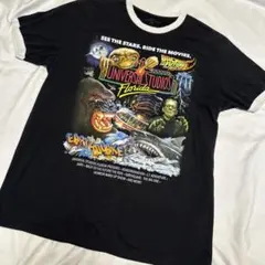 【L】ユニバーサルスタジオ/名作ムービー集結　リンガーTシャツ