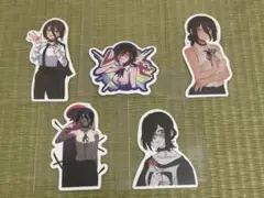 【ステッカーシール】チェンソーマン、レゼ5枚セット、まとめ売り