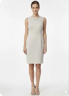 GW特別価格❣️Calvin Klein ライトグレー タイトドレス サイズ10