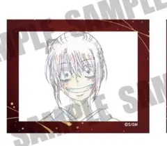 新劇場版 銀魂 吉原⼤炎上 第５弾入場者特典「アニメ原画ステッカー 弍」神楽