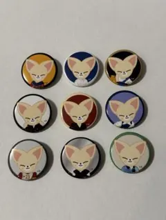 スキズ 展覧会 缶バッチセット コンプ アイエン フォクシニ フォクシニー