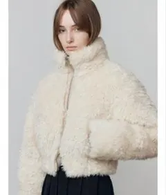 EMODA シングルミニボアブルゾン