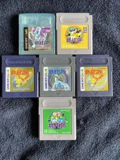 ポケットモンスター ゲームボーイソフト 6本セット