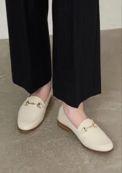 LE TALON GRISE ルタロン レザービットバブーシュ 24.5cm