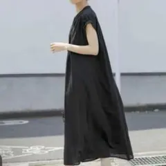 サニーレーベル　エアリーコットンピンタックワンピース