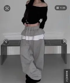 LAMPOON フリルスエットパンツ