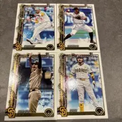 Toops MLB 2025 ホリデー　サンディエゴパドレス4枚