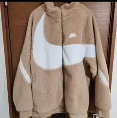Nike ボアジャケット リバーシブル ベージュ XL