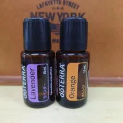 ドテラ　doTERRA　ラベンダー&オレンジ&フォーギブ 　新品未開封 ドテラ オレンジ ラベンダー 15ml 未開封 - メルカリ
