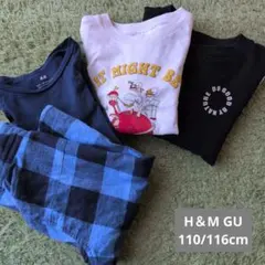 H&M GU トップス 長袖カットソー シャツ 110/116cm　まとめ売り
