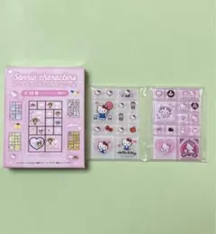 トレーディングミニタイルシール ハローキティ チャーミーキティ 各1枚