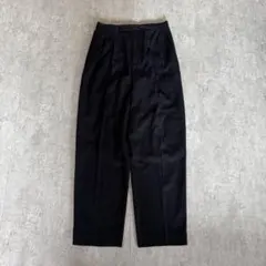 Worthington ワージントン スラックス 黒 6P タックパンツ
