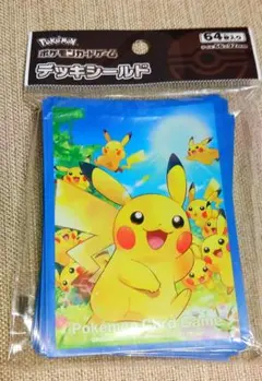 お祭りごっこピカチュウセット 各1枚 デッキシールド スリーブ