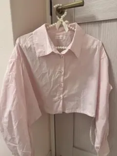 shrita ピンク　ブラウス　ミニ丈　キッズ