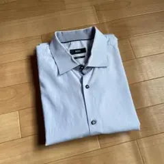 ヒューゴボス　スリムフィット　ブルー　シャツ