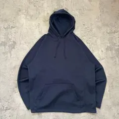 00s【Champion】チャンピオン（L）パーカー＊無地＊ネイビー＊太アーム